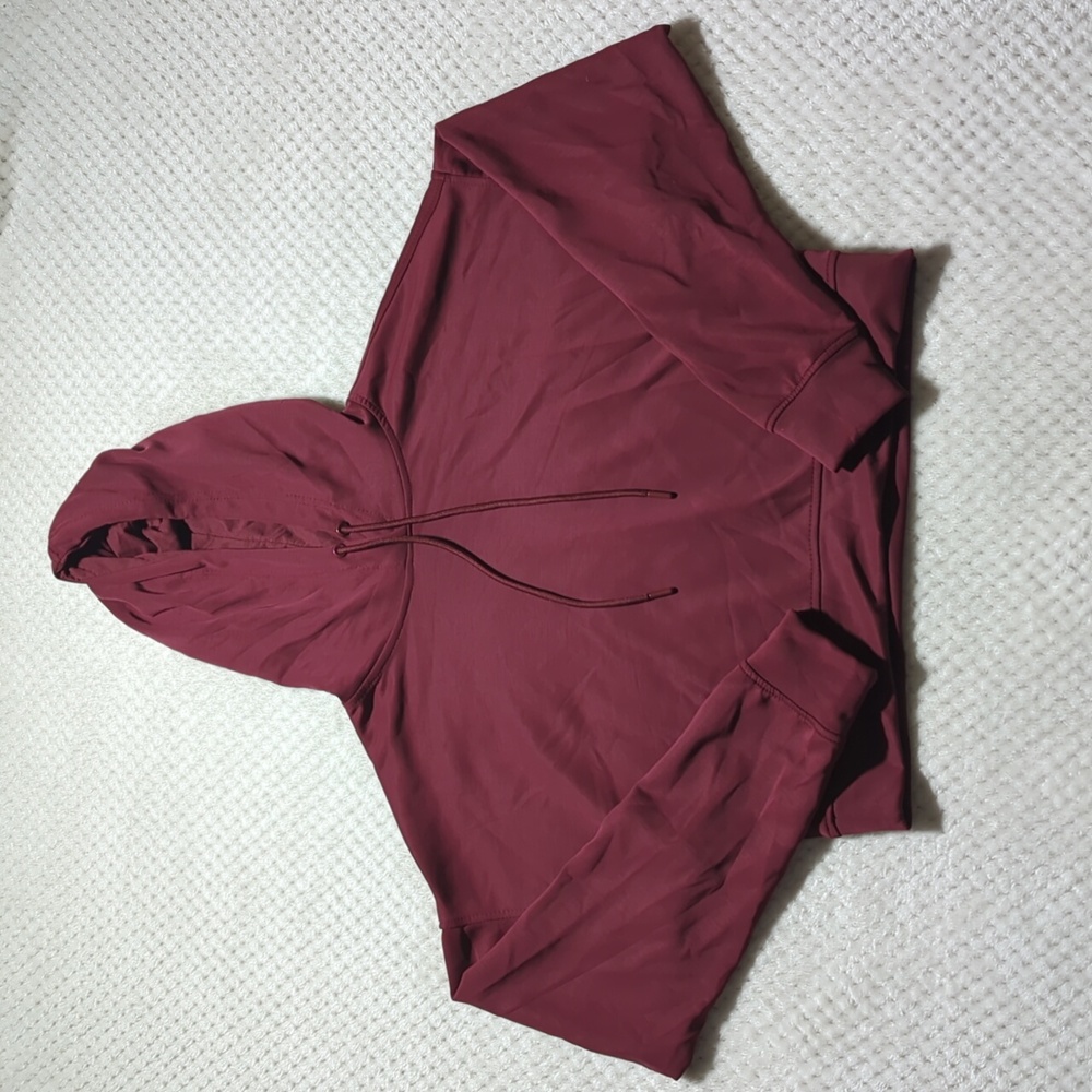 Happily Grey Modal Velour Cropped Hoodie And High Waisted Cargo Jogger Set - Picture 2 of 16